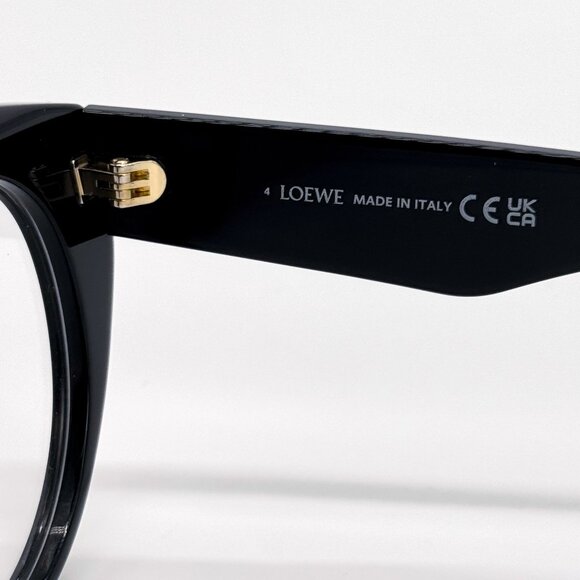 NEW LW50081I 001, LOEWE WOMEN BLACK EYEGLASSES LOEWE - Picture 9 of 10
